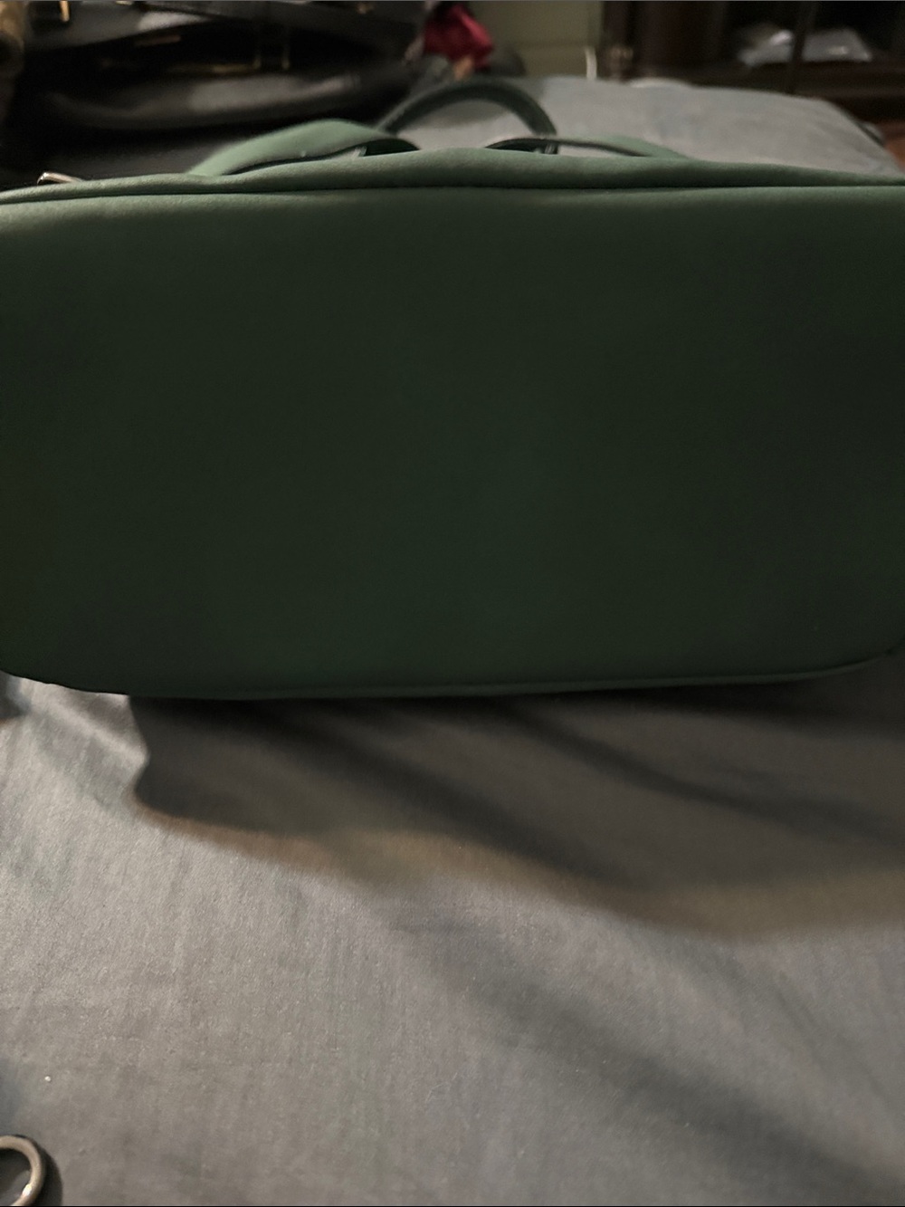 Green Women's Tassel Backpack - Stylish Everyday Bag - Picture 4 of 6